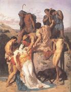 Adolphe William Bouguereau Zenobia.found by shepherds on the Banks of the Araxes  (mk26) china oil painting reproduction